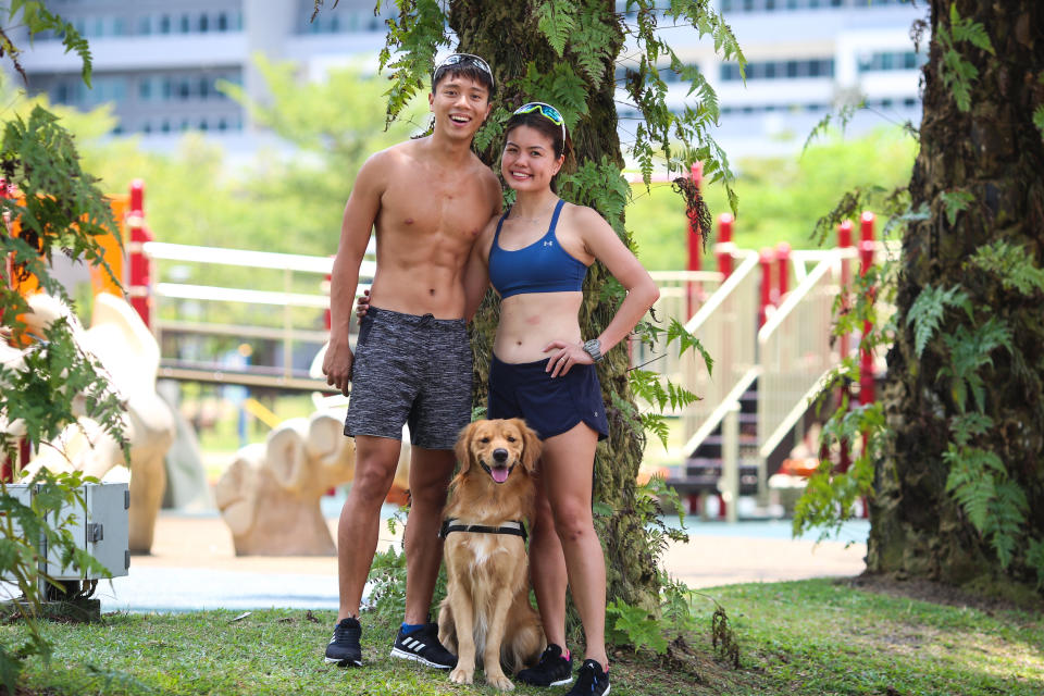 Singapore #Fitspo of the Week: Benjamin Wee and Marina Chen (PHOTO: Cheryl Tay)