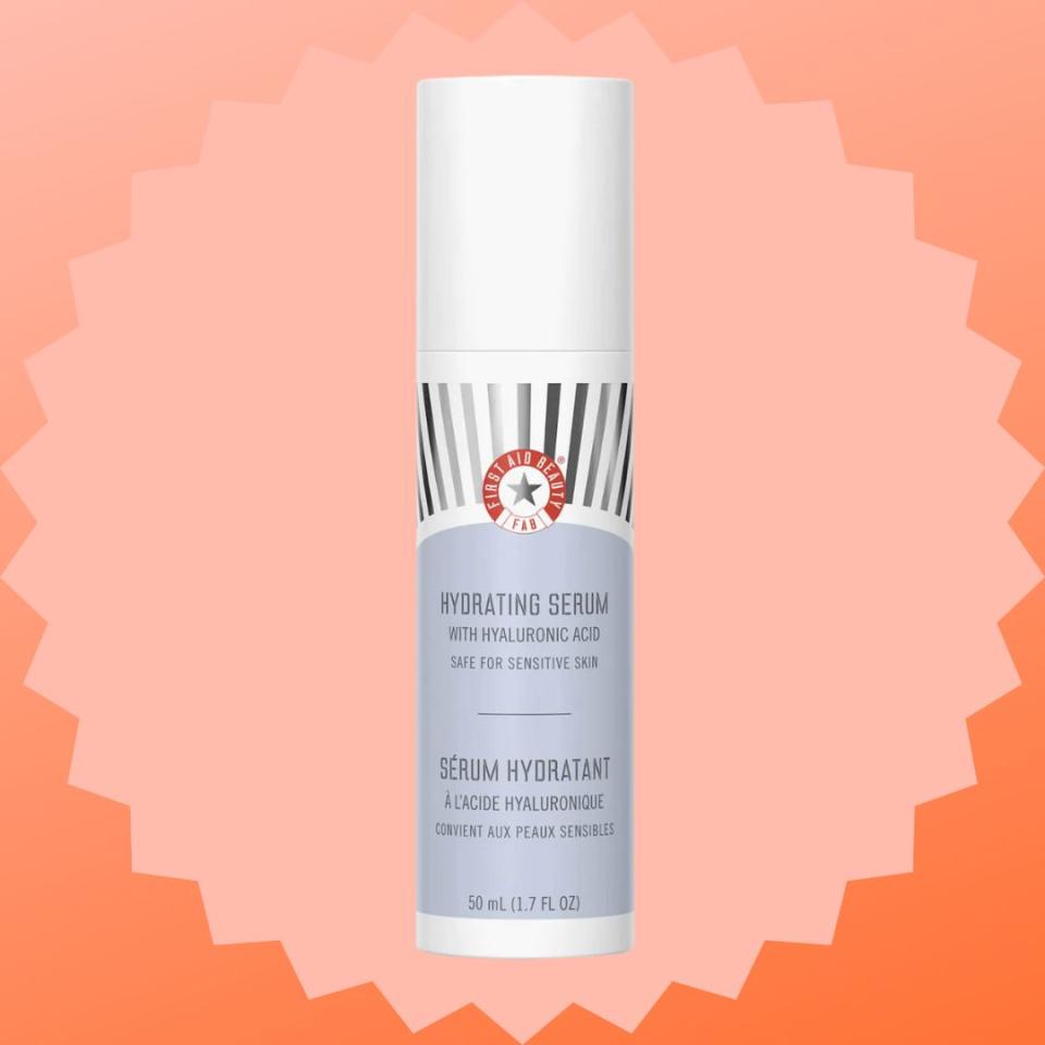 Drench your skin with moisture, leaving it bouncy and firm, with a serum like this one from First Aid Beauty that's preferred by Camp.