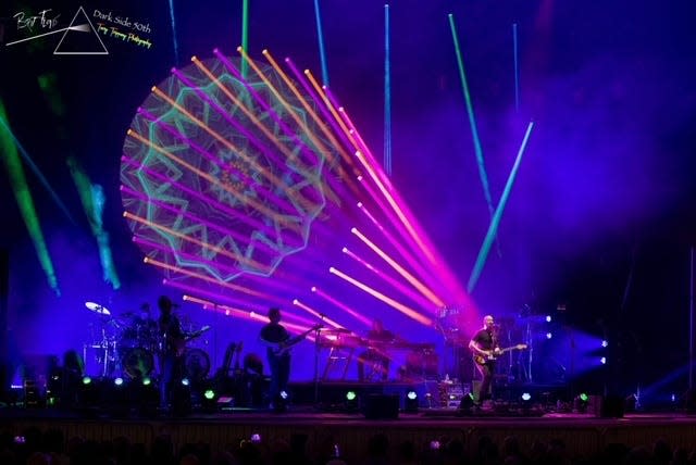 Pink Floyd tribute act Brit Floyd plays PNC Pavilion Saturday night.