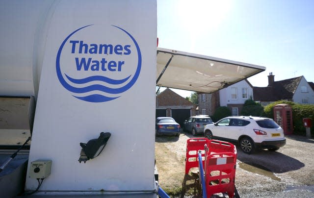 Thames Water sign