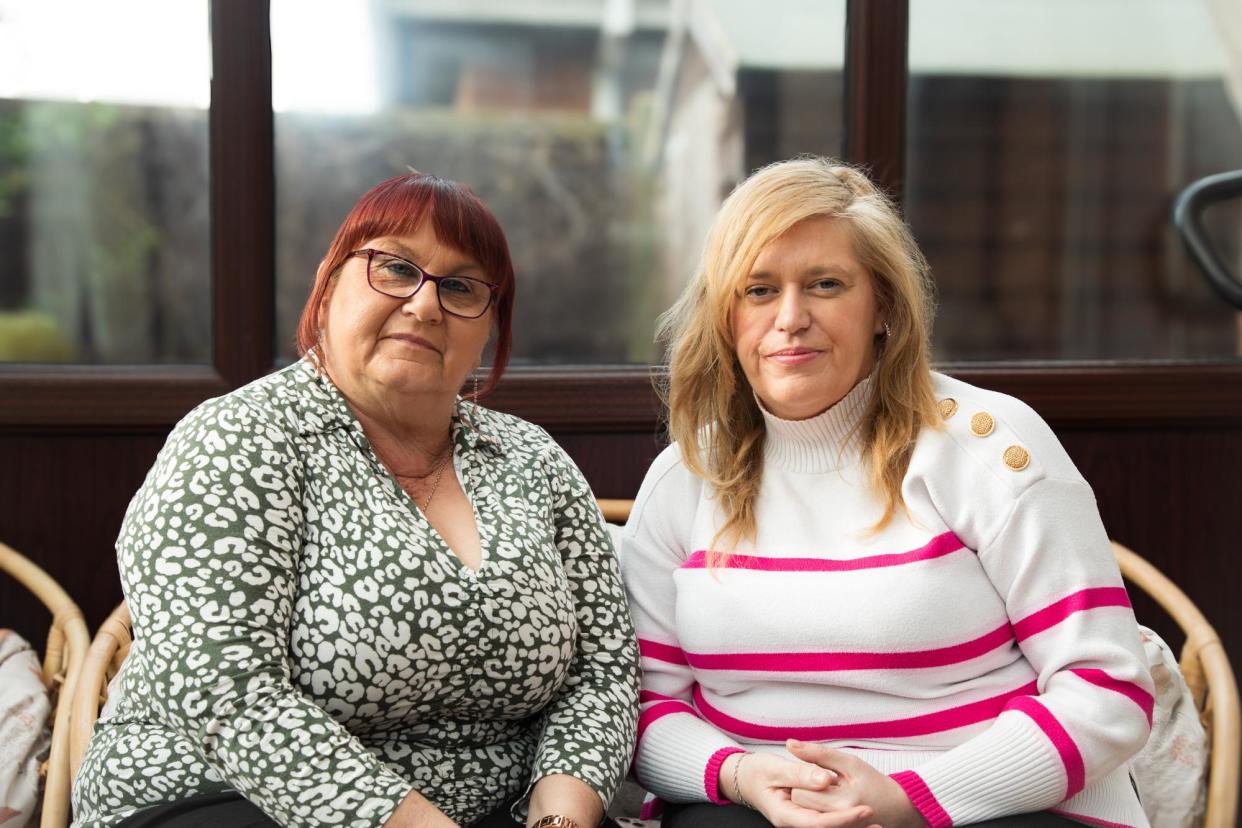 <span>Janet Williams <em>(left)</em> and Emma Murphy, who founded In-Fact to support other parents of children affected by sodium valproate.</span><span>Photograph: Annie Challenger/The Guardian</span>