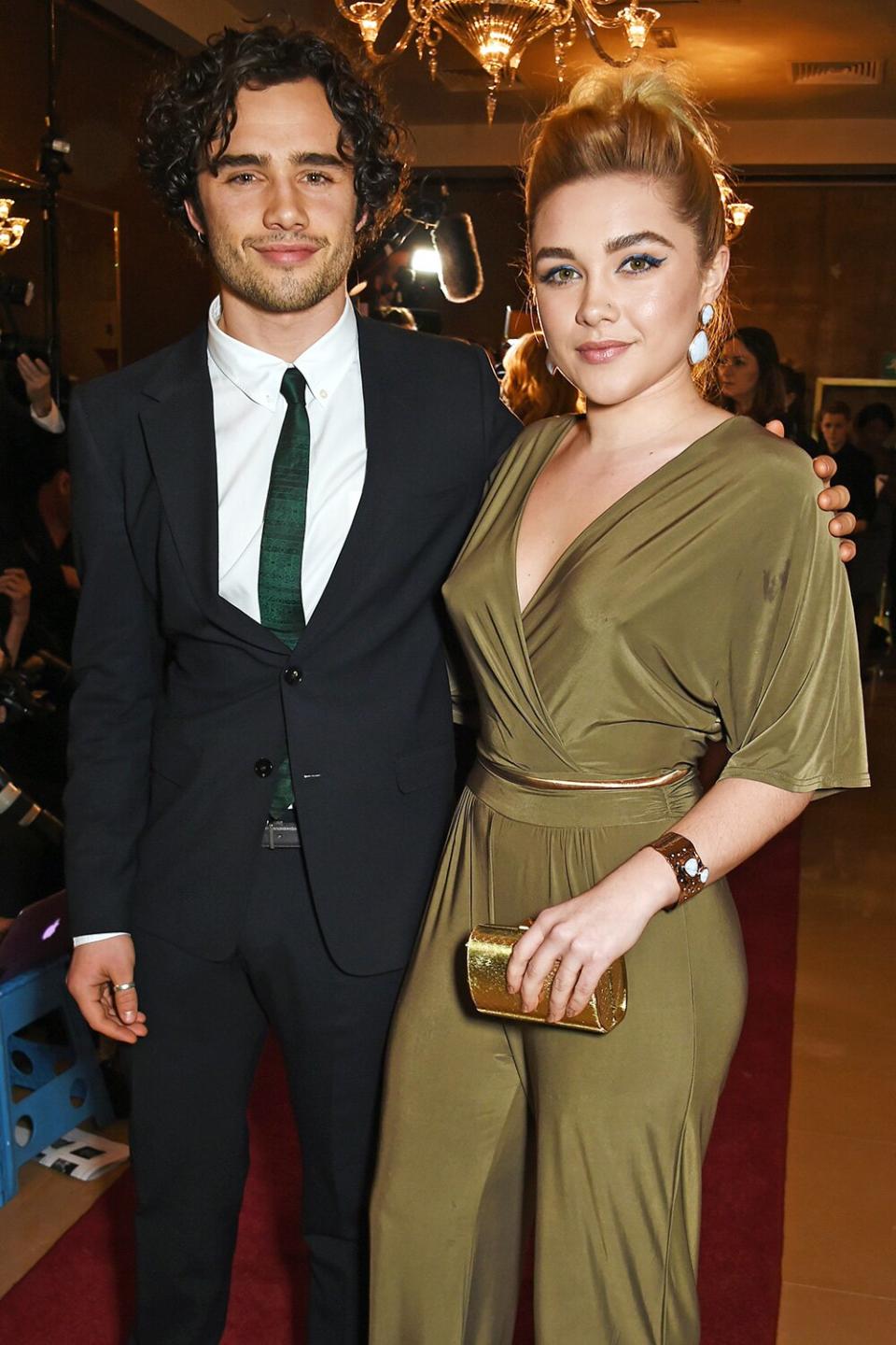 Florence Pugh and Toby Sebastian 