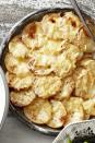 <p>Celery root lends unique flavor and freshness to this variation on a classic potato gratin.</p><p><strong><a href="https://www.countryliving.com/food-drinks/recipes/a3574/potato-celery-root-gratin-recipe-clv0211/" rel="nofollow noopener" target="_blank" data-ylk="slk:Get the recipe for Potato and Celery-Root Gratin with Gouda;elm:context_link;itc:0;sec:content-canvas" class="link ">Get the recipe for Potato and Celery-Root Gratin with Gouda</a>.</strong></p>