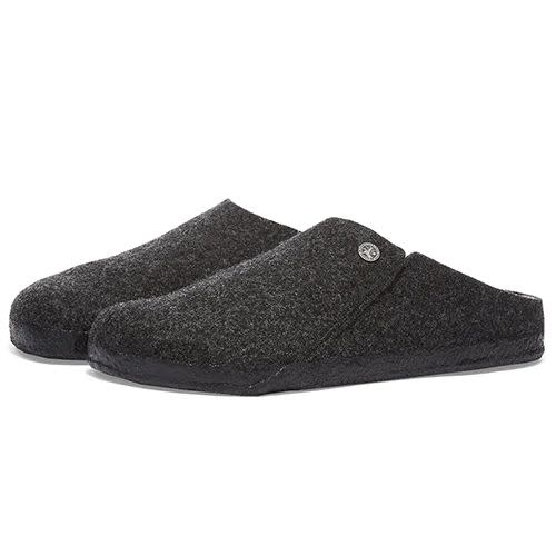 <p><a class="link " href="https://www.endclothing.com/gb/birkenstock-zermatt-standard-1014938.html?gclid=CjwKCAiAioifBhAXEiwApzCztjFv1WpDgDibMPxOFOa2CeO5_SRD-gno9_AOmBVZtVUelpjcot0ysRoCVcIQAvD_BwE" rel="nofollow noopener" target="_blank" data-ylk="slk:SHOP;elm:context_link;itc:0;sec:content-canvas">SHOP</a></p><p>The Birkenstock Zermatt is just the right side of grandad, with its folksy felt exterior and trusty cork-latex footbed. </p><p>£59; <a href="https://www.endclothing.com/gb/birkenstock-zermatt-standard-1014938.html?gclid=CjwKCAiAioifBhAXEiwApzCztjFv1WpDgDibMPxOFOa2CeO5_SRD-gno9_AOmBVZtVUelpjcot0ysRoCVcIQAvD_BwE" rel="nofollow noopener" target="_blank" data-ylk="slk:endclothing.com;elm:context_link;itc:0;sec:content-canvas" class="link ">endclothing.com</a></p>