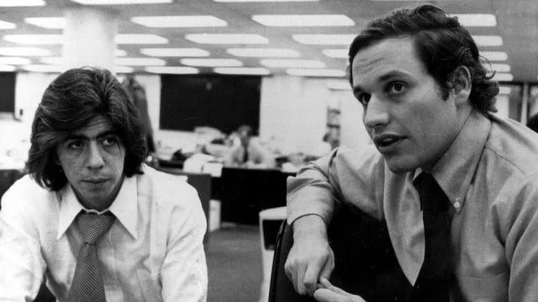 Los periodistas Bob Woodward y Carl Bernstein. Fuente: RTVE