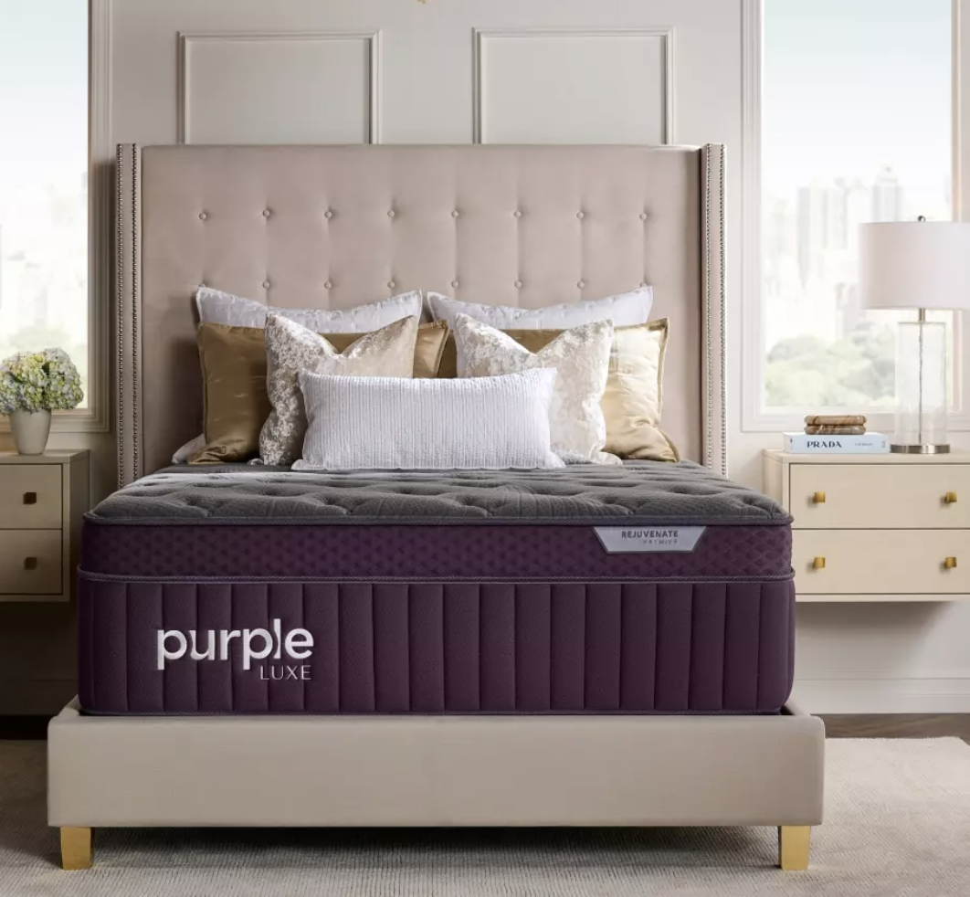 <p><a href="https://go.redirectingat.com?id=74968X1596630&url=https%3A%2F%2Fpurple.com%2Fmattresses%2Frejuvenate-premier&sref=https%3A%2F%2F" rel="nofollow noopener" target="_blank" data-ylk="slk:Shop Now;elm:context_link;itc:0;sec:content-canvas" class="link rapid-noclick-resp">Shop Now</a></p><p>RejuvenatePremier Mattress</p><p>purple.com</p><p>$6995.00</p>