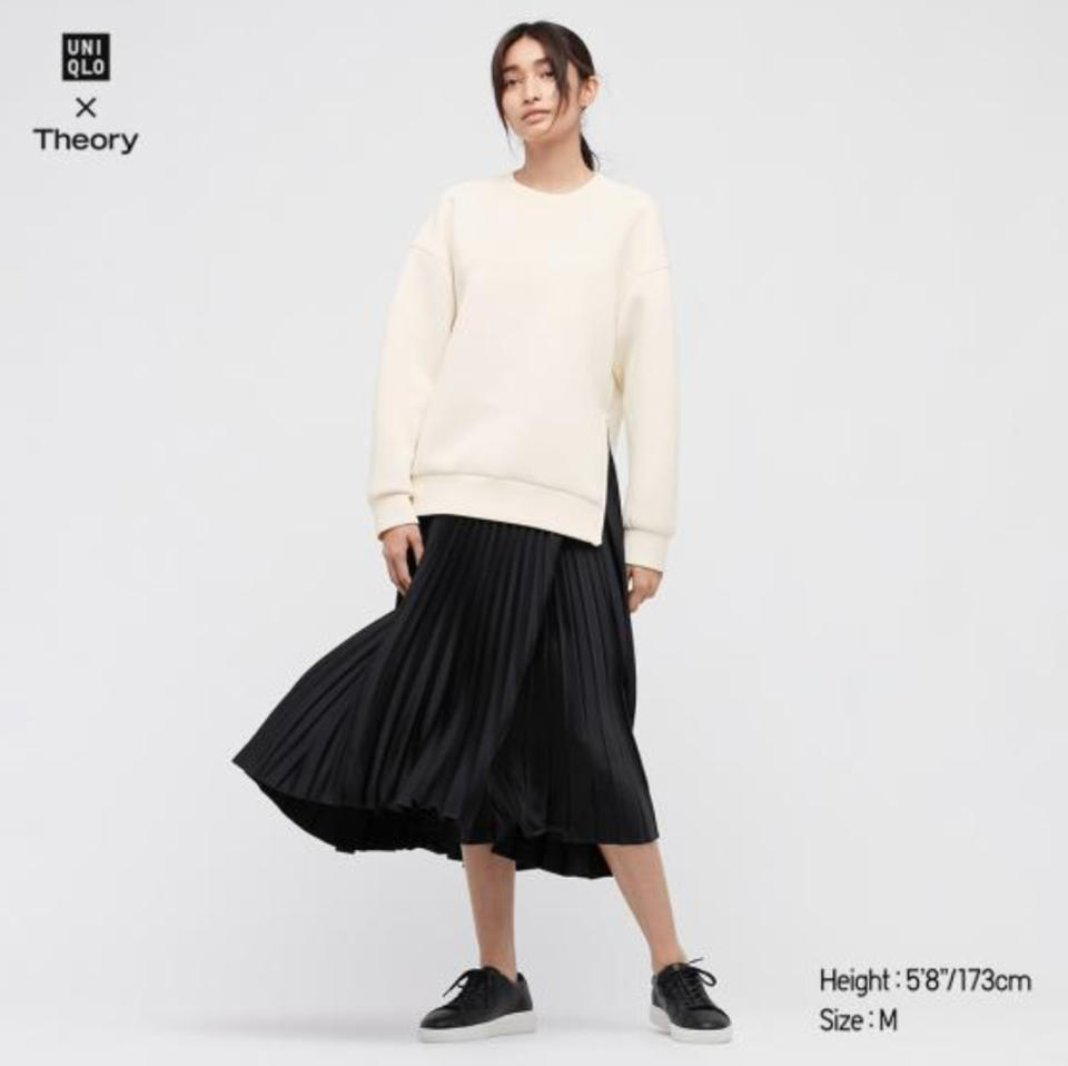 Uniqlo穿搭新寵！Theory聯名黑白衛衣成為日本女生IG洗版單品 性價比高只售$199