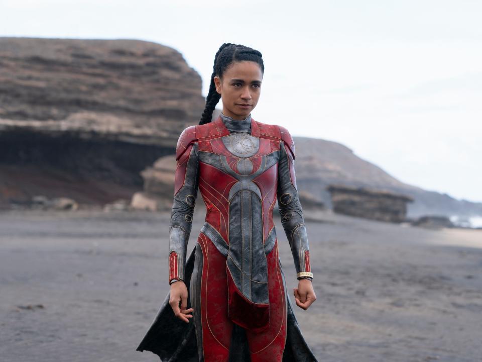 Lauren Ridloff as Makkari in "Eternals."