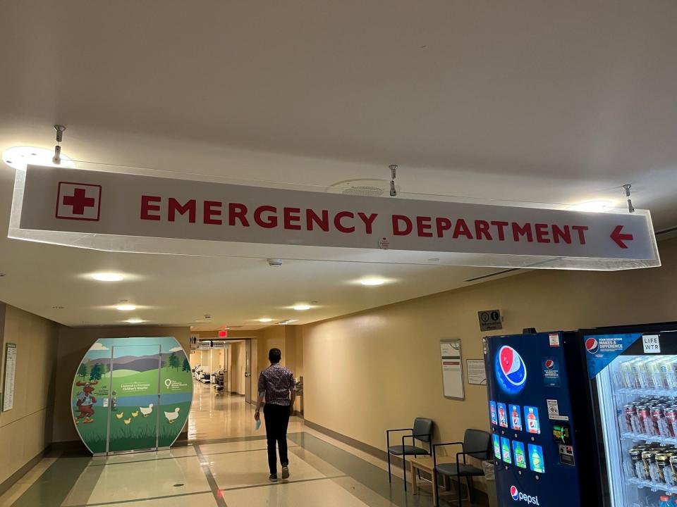 The Emergency Department at the University of Vermont Medical Center, as seen on June 9, 2023. Sometimes the ED is pressed into service to house overflow patients.