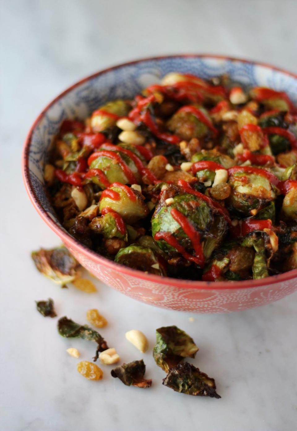 Sweet & Spicy Brussels Sprouts