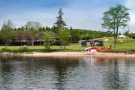<p>The vast property offers an array of amenities, there’s also room to land a helicopter. (Keller Williams Capital Realty) </p>