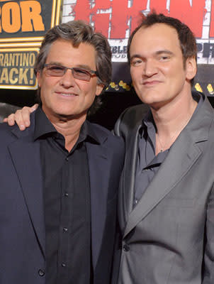 Kurt Russell and Quentin Tarantino , director, at the Los Angeles premiere of Dimension Films' Grindhouse