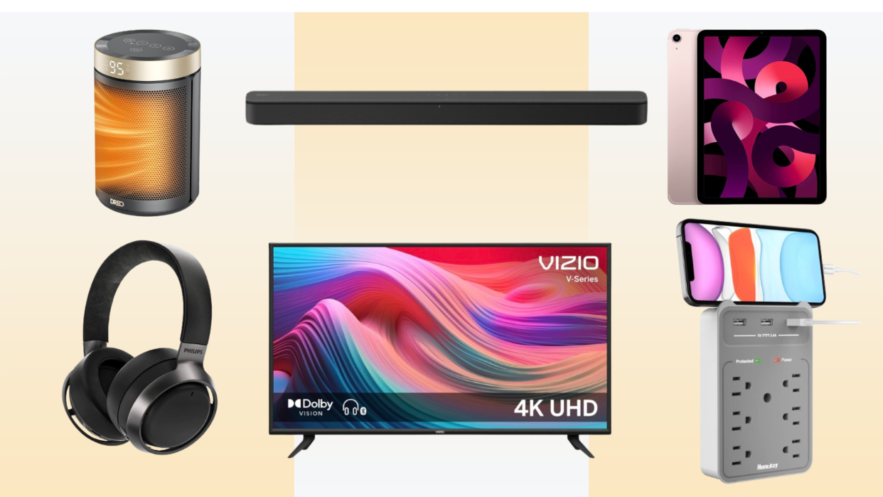 New Year, new you? Awesome, but don't leave electronics out of your life-refresh. Enliven your 2024 with these stellar deals on everything from soundbars and smart TVs to surge protectors and brand-name headphones. (Photo: Amazon)