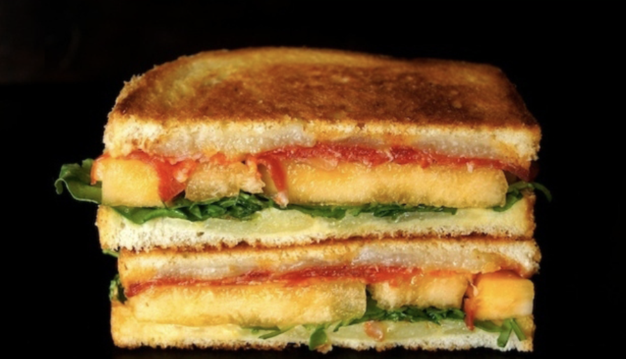 MELON? Believe it. Recipe: Melon, Chorizo, & Manchego Grilled Cheese