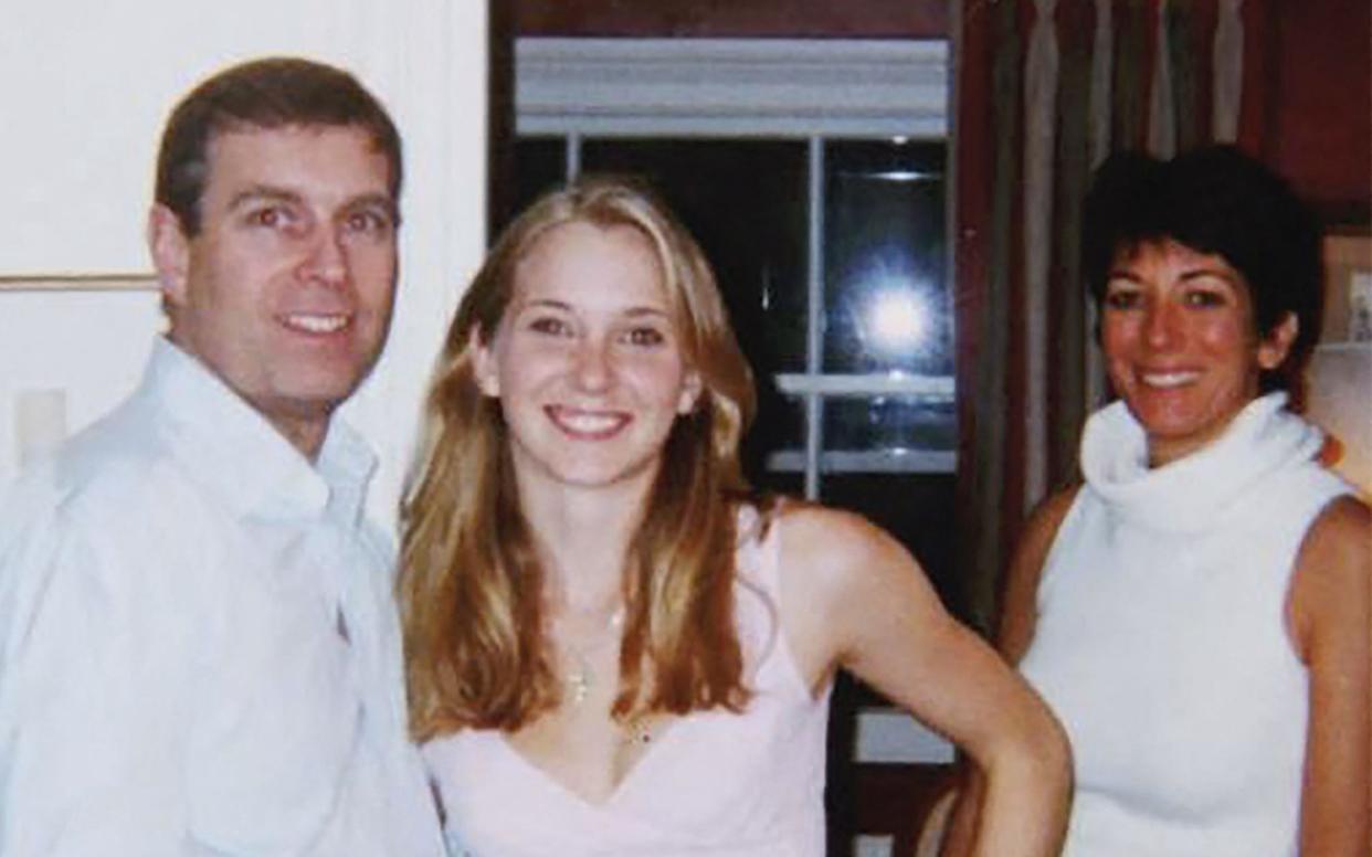 Prince Andrew, Virginia Giuffre, and Ghislaine Maxwell