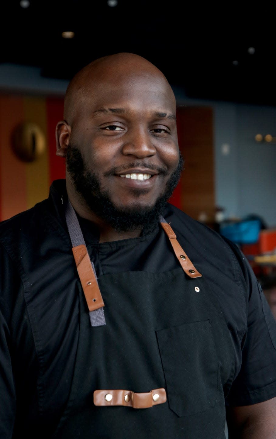 Executive chef Joel Eugene is in charge of the Blu Violet restaurant atop the new Aloft hotel in Providence's Innovation District. He most recently was executive sous chef at the Newport Marriott.