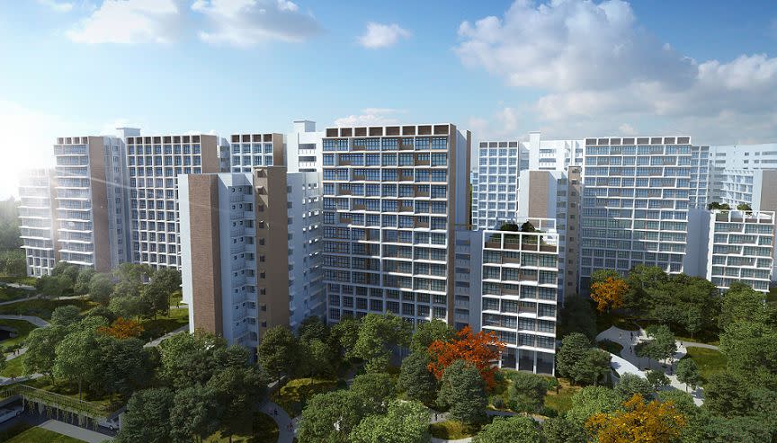 Garden Vale@Tengah BTO Flats (PHOTO: HDB)