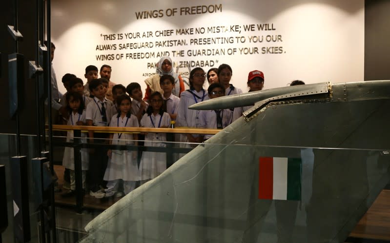 Pakistan's air force opens a museum exhibit 'Operation Swift RetortÕ at the Pakistan Air Force Museum in Karachi,