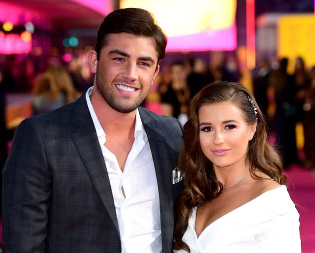 Dani Dyer and Jack Fincham