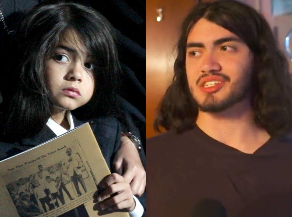 Blanket Jackson, then and now