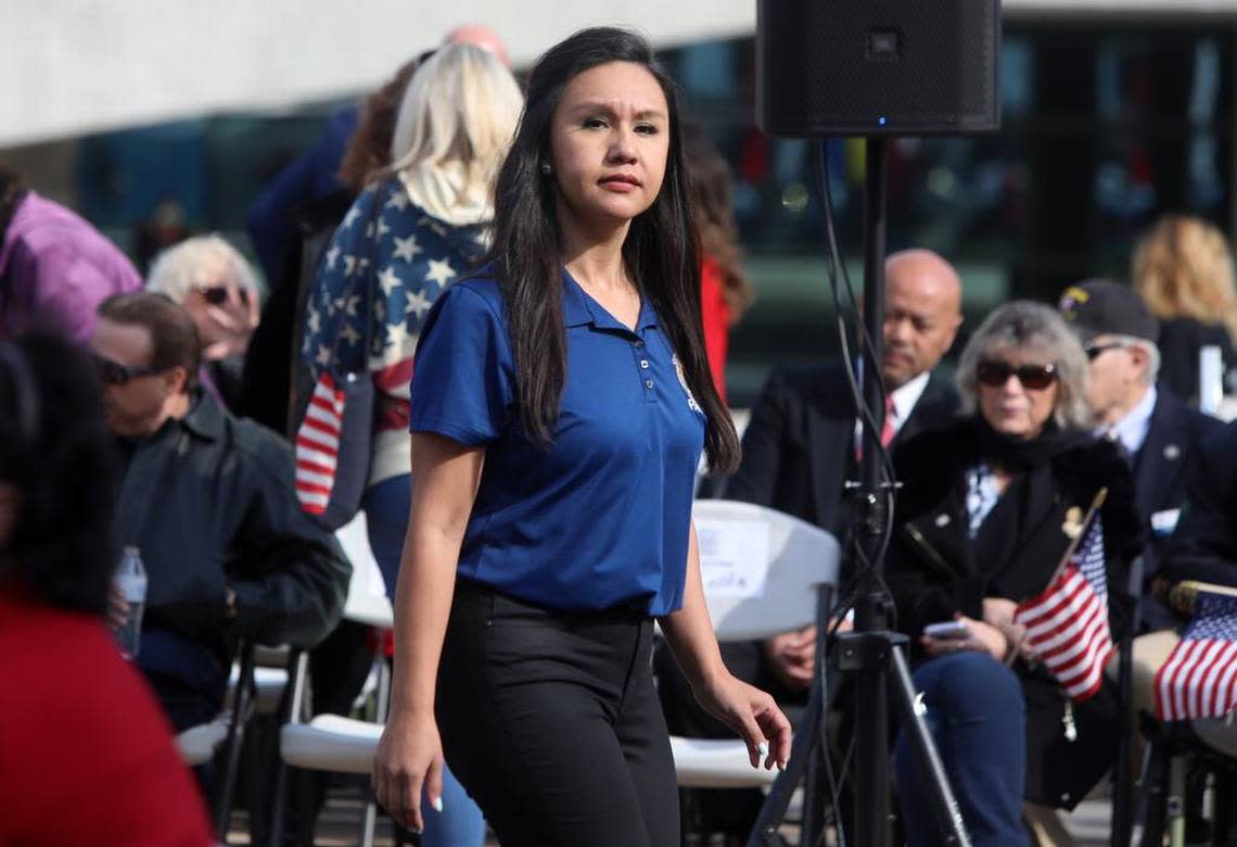 Valerie Salcedo, the 2011 Miss Fresno County, was the main organizer for the Veterans Day Parade on Nov. 11, 2022.