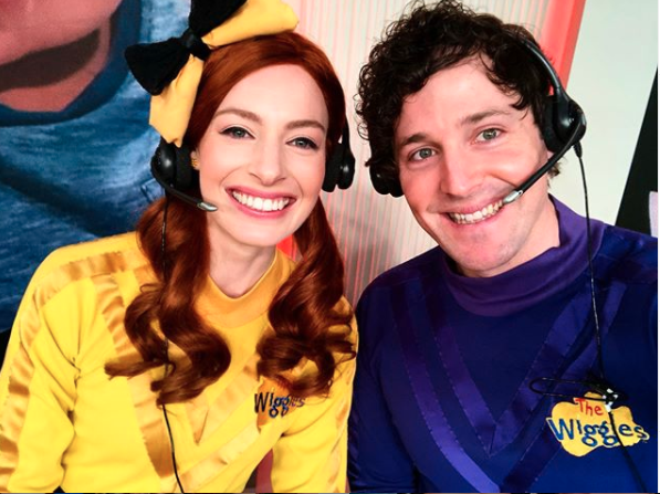 Emma Watkins and Lachlan Gilispie on The Wiggles