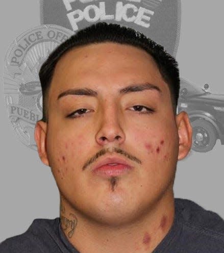 Mario Valenzuela is being sought by Pueblo police on suspicion of first-degree murder. Police say he should be considered armed and dangerous.