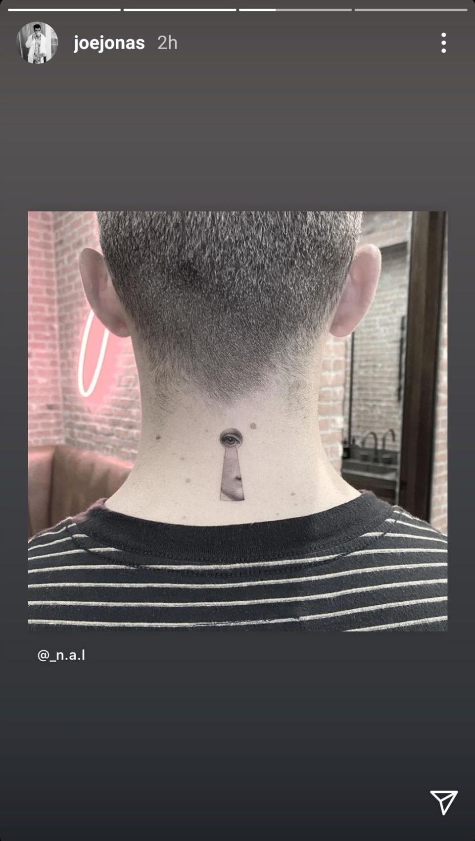 joe jonas neck tattoo october 2020