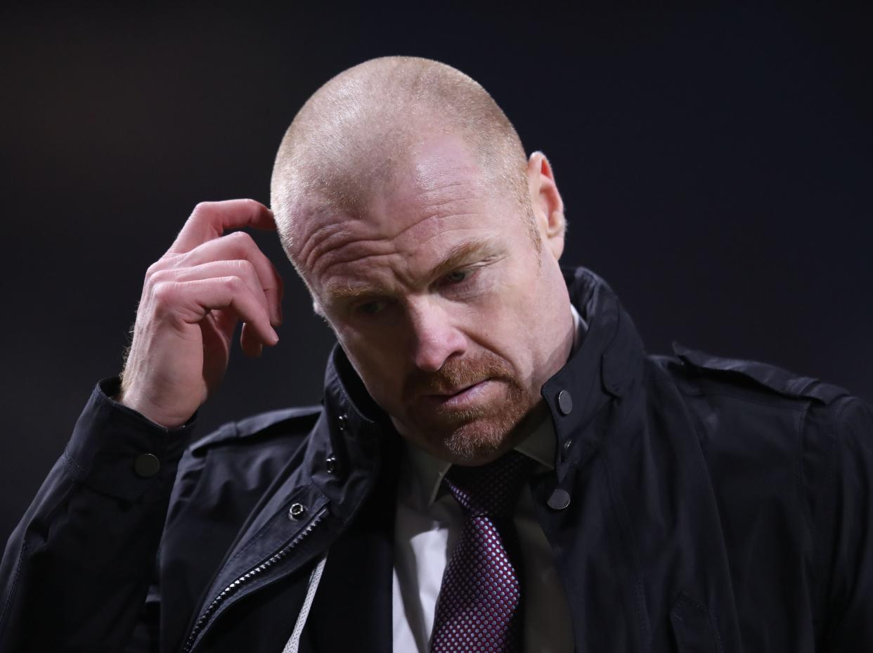 Burnley head coach Sean Dyche (POOL/AFP via Getty Images)