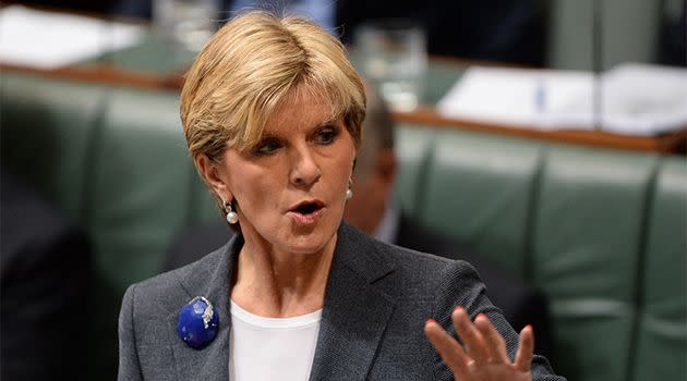 Education Minister Christopher Pyne says potential leadership contenders Malcolm Turnbull and Julie Bishop could not have been more loyal in their support of Mr Abbott. Photo: AAP