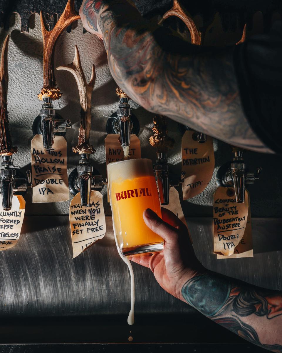 Burial Beer Co. is one of several breweries in Asheville that makes their own booze-less beer.