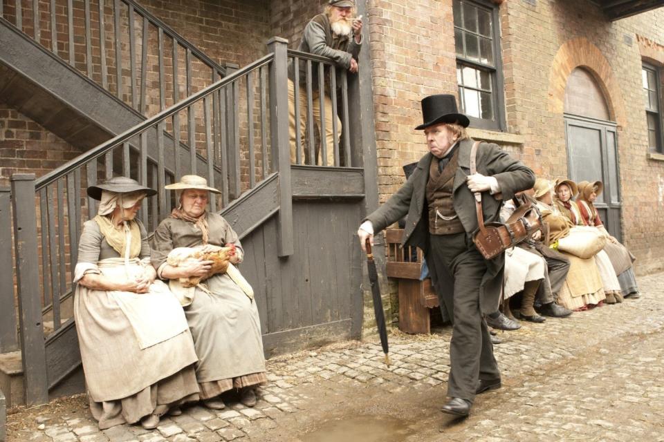 Timothy Spall as the 19th century title character of "Mr. Turner," directed by Mike Leigh.