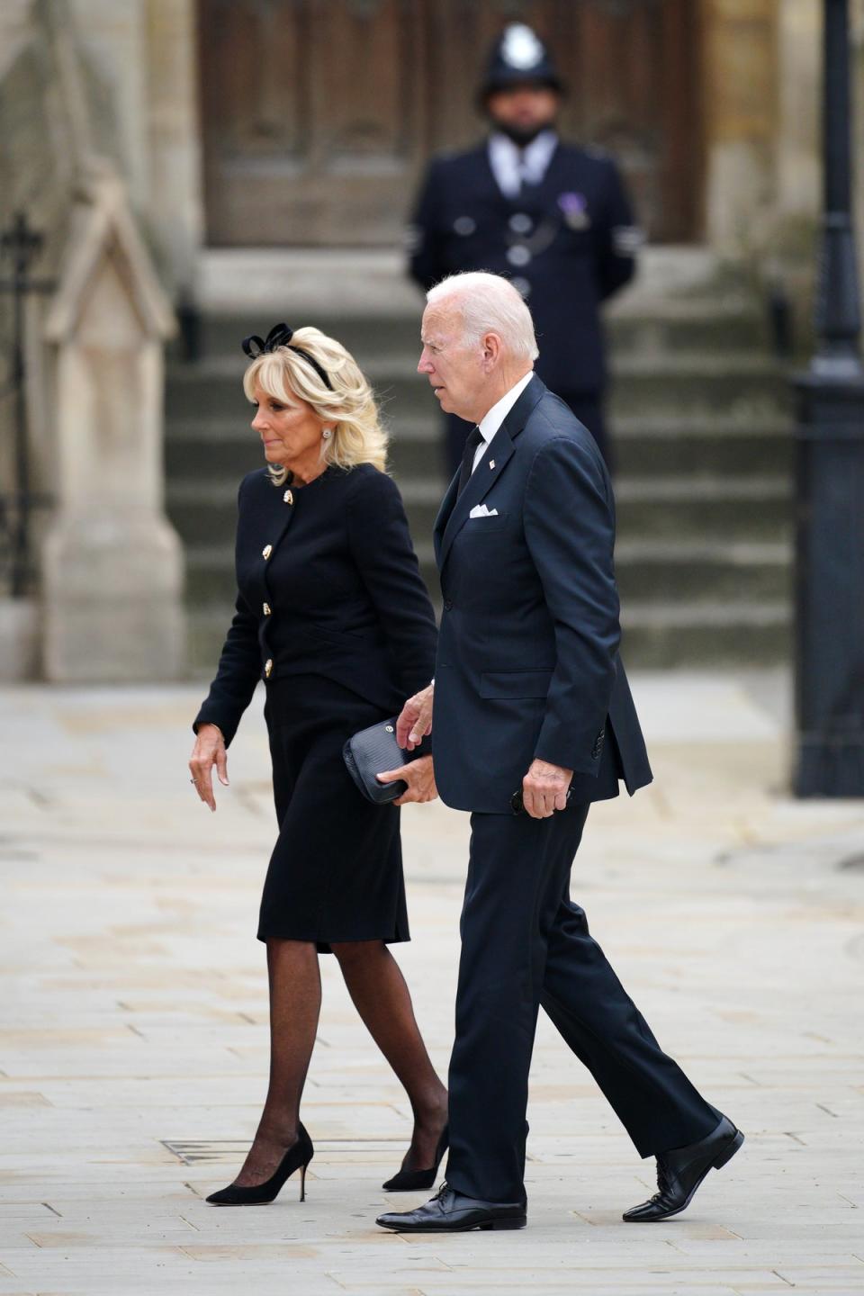 US President Joe Biden and the First Lady Jill Biden (Peter Byrne/PA)