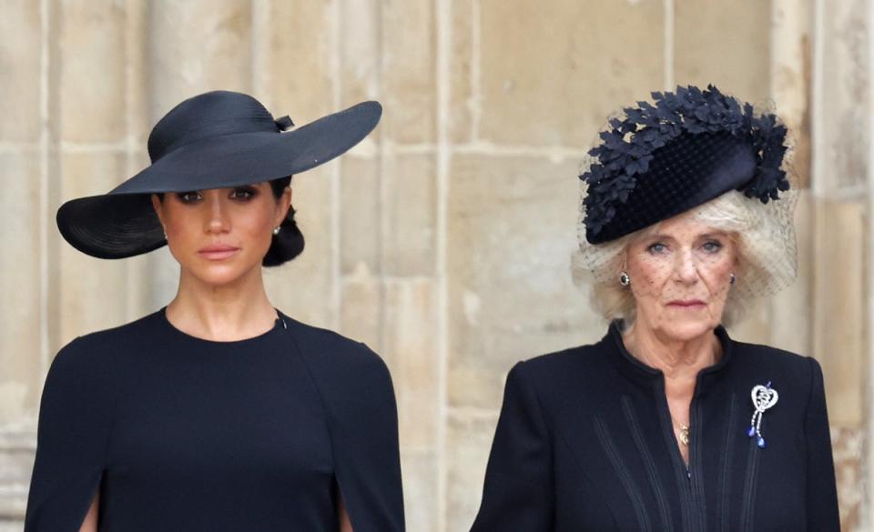 Meghan Markle and Camilla, Queen Consort (Getty Images)
