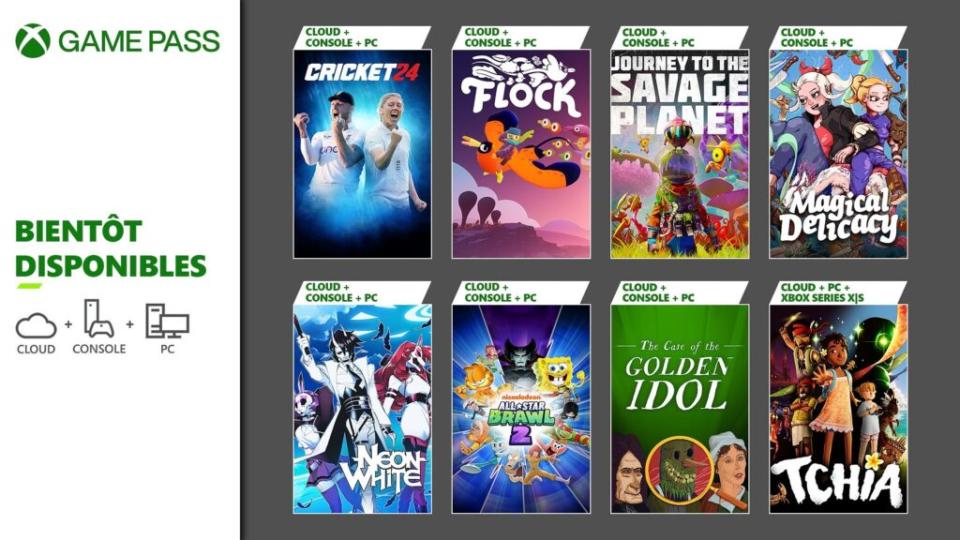 Xbox Game Pass en juillet 2024 // Source : Microsoft