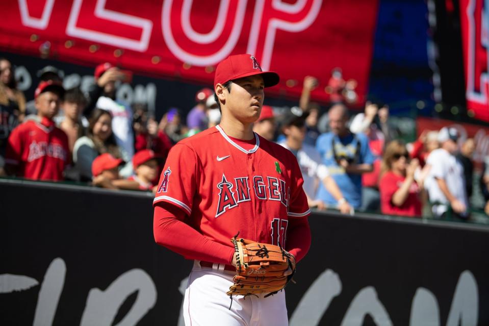 大聯盟人氣球星大谷翔平以38轟獨居全壘打王。（圖：天使隊推特）