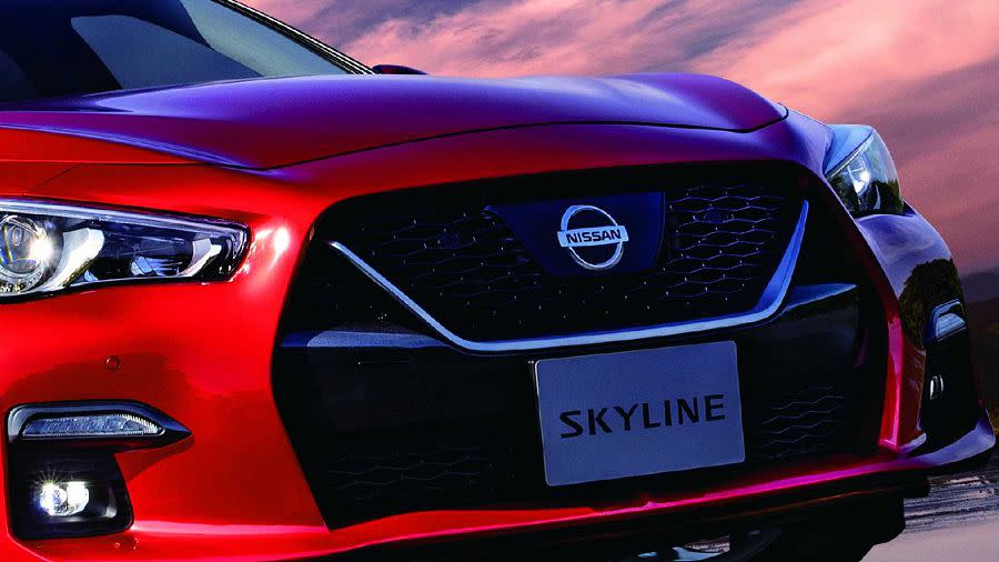 新發表的Nissan Skyline四門房車看來有那麼點像是GT-R呢