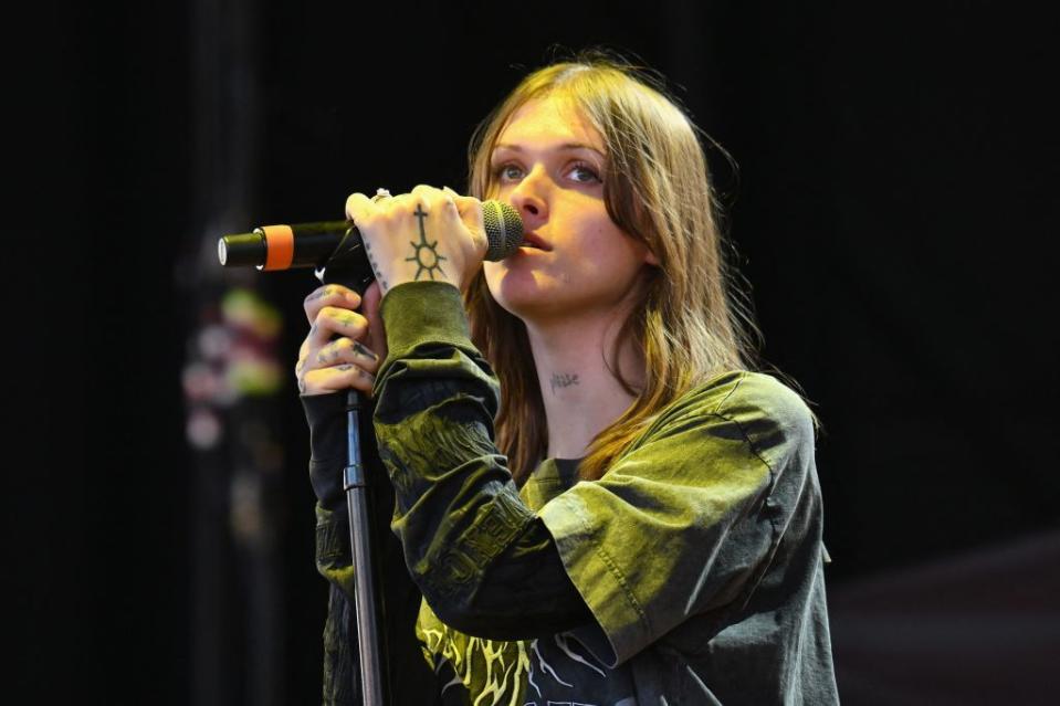 us singer songwriter ethel cain performs onstage during the all things go music festival at merriweather post pavilion in columbia, maryland on october 1, 2023 photo by angela weiss afp photo by angela weissafp via getty images