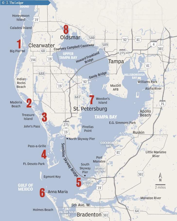 Tampa Bay strike zones