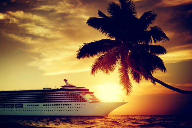 Yacht Cruise Ship Sea Ocean Tropical Scenic Concept