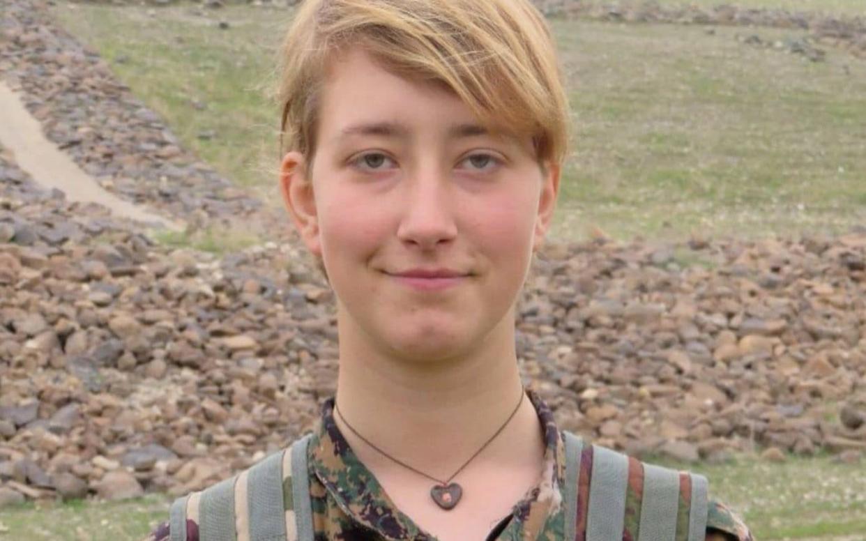 Anna Campbell, 26, was killed in Syria (Picture: YPJ)