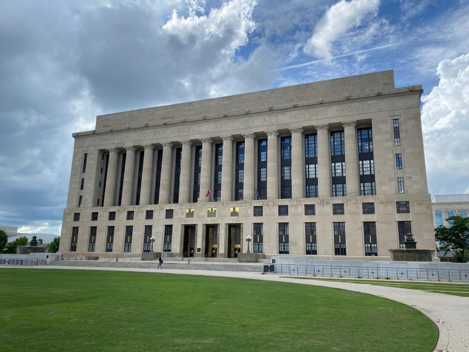 The Historic Metropolitan Nashville Courthouse pictured on May 16, 2023.