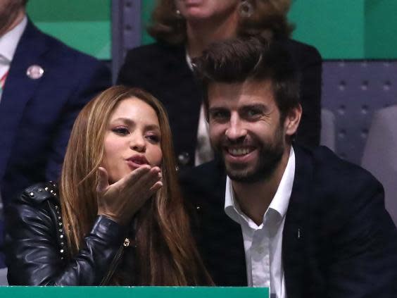 Pique spent a lot of last week watching the Davis Cup that he has helped to revamp (Getty)