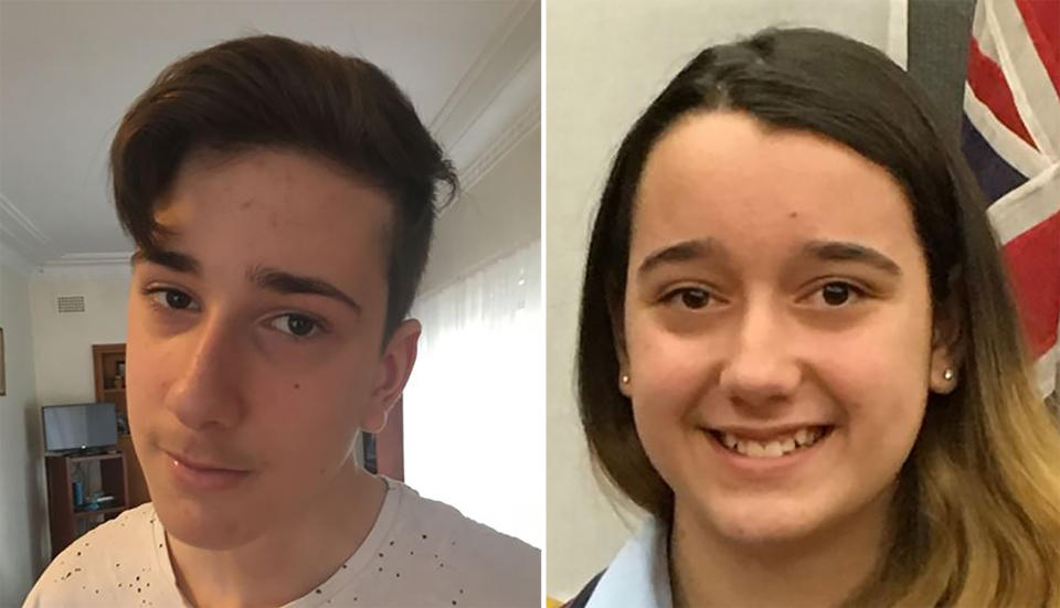 Jack, 15, and Jennifer Edwards, 13 were killed in the attack. Source: AAP