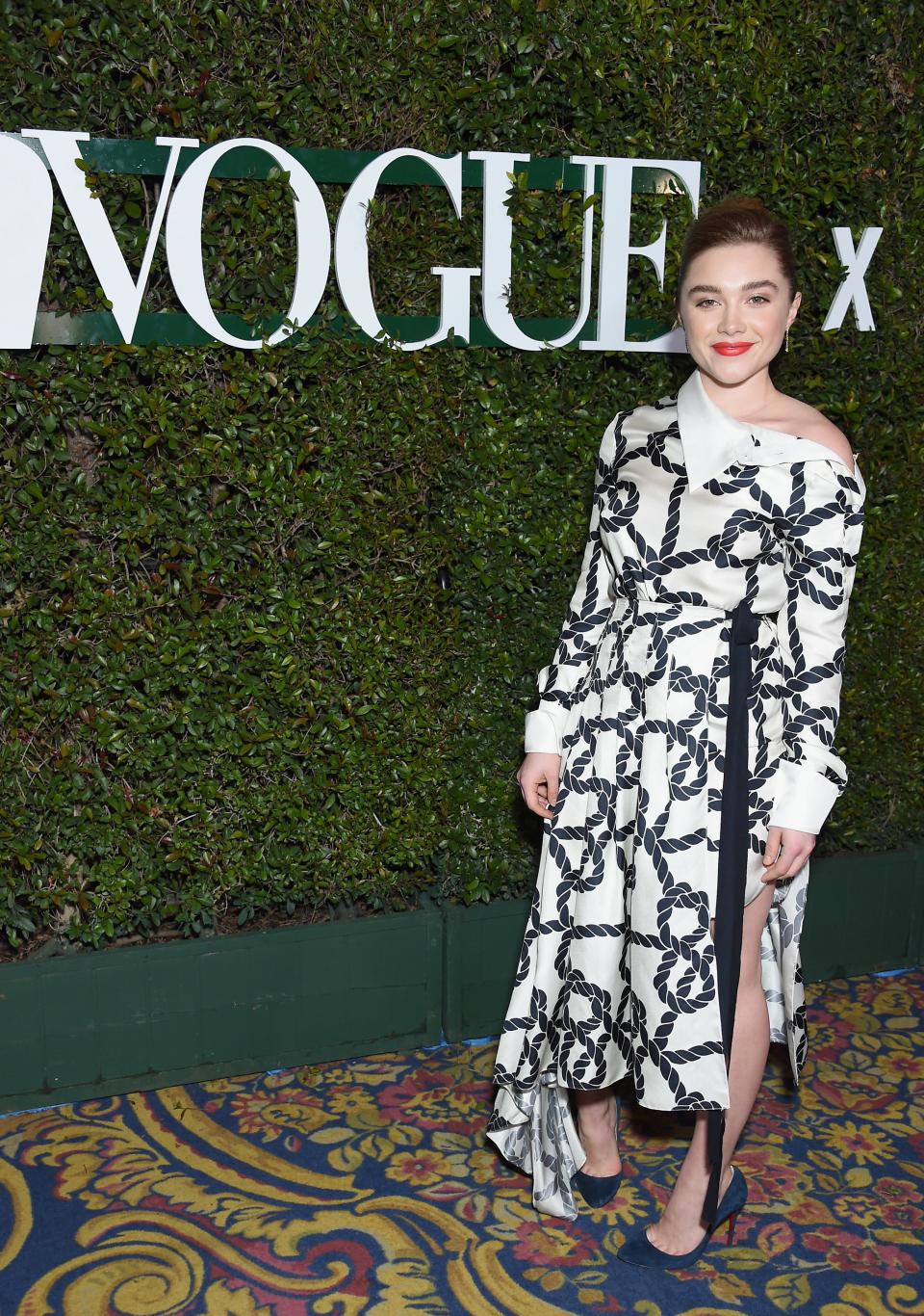 Young Hollywood Class of 2019 member Florence Pugh was all smiles.