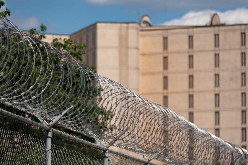 ATLANTA, GEORGIA - AUGUST 16: An exterior view of the Fulton County Jail on August 16, 2023 in Atlanta, Georgia. Former President Donald Trump and 18 others facing felony charges in the indictment related to tampering with the 2020 election in Georgia have been ordered to turn themselves in by August 25. (Photo by Megan Varner/Getty Images)