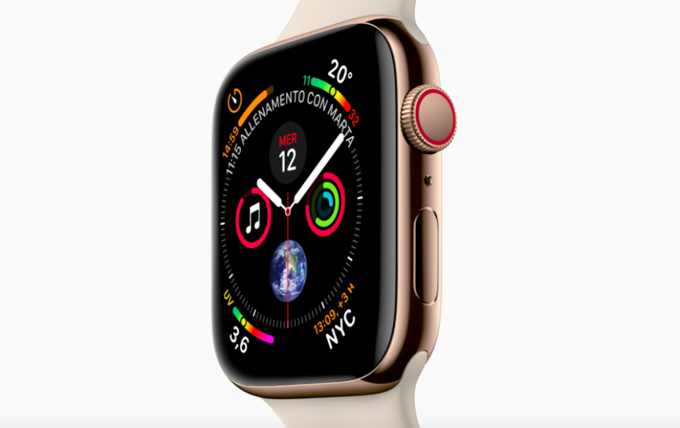 Il problema riguarda solo l’ultimo modello dell’orologio di Apple, la Serie 4 (foto: Apple)