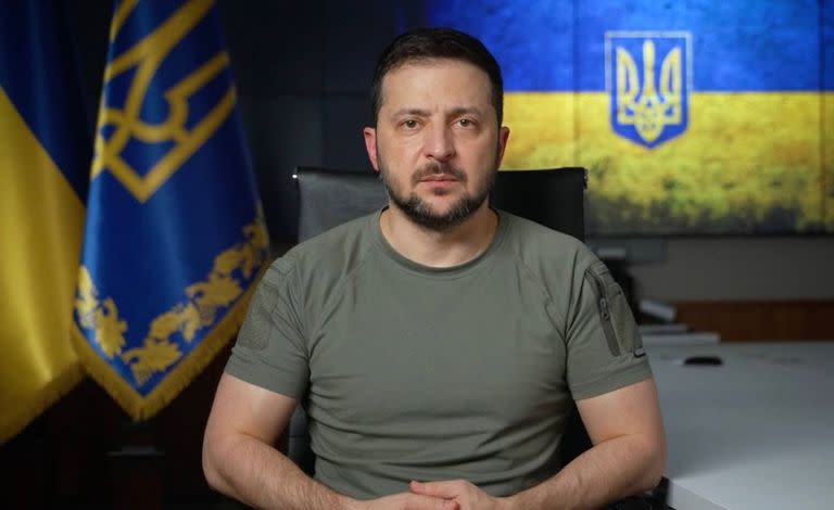 El presidente de Ucrania, Volodimir Zelensky 