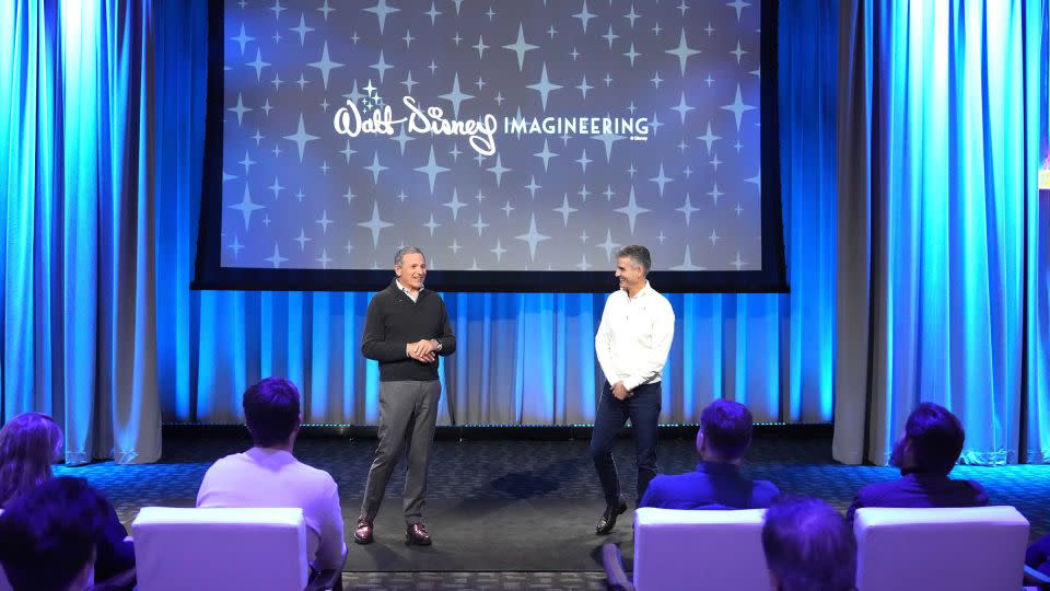 Bob Iger and Josh D'Amaro at Walt Disney Imagineering - Courtesy Disney