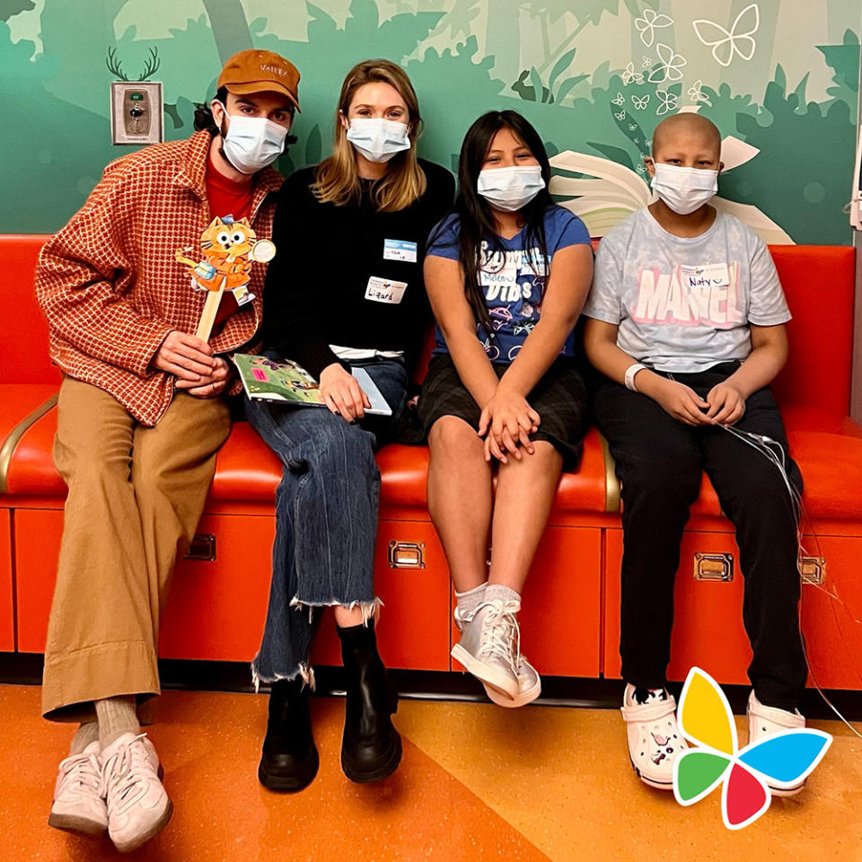 Elizabeth Olsen Visits Children’s Hospital LA During Make March Matter Campaign